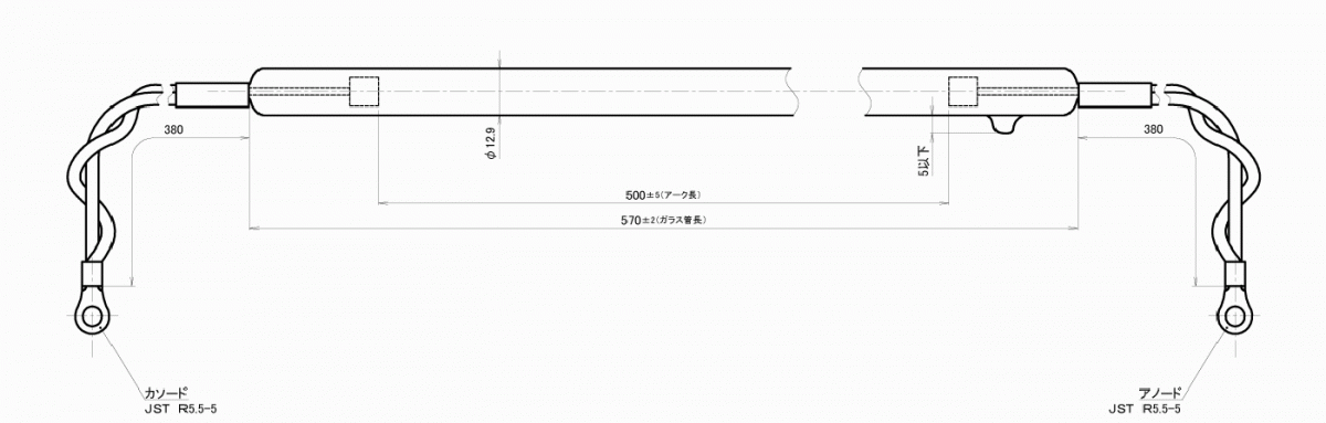 X-800Lの外観図