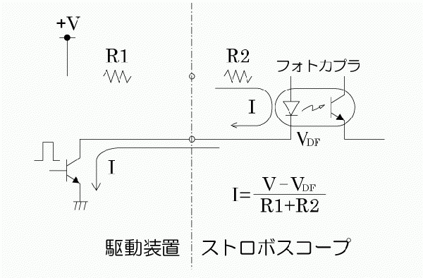 開接点信号 BREAK 入力回路図